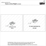 Lawn Fawn Have a Mice Flight Stamp & Die Bundle LF4040/LF4041