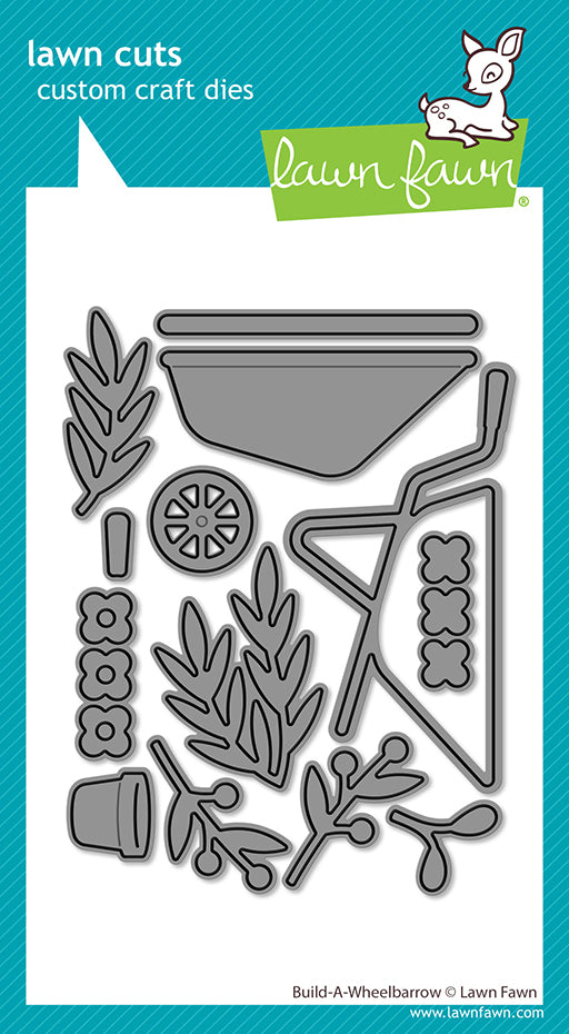 Lawn Fawn LF4043 - Lawn Cuts - Build-A-Wheelbarrow Dies