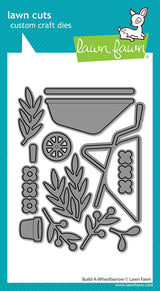 Lawn Fawn LF4043 - Lawn Cuts - Build-A-Wheelbarrow Dies