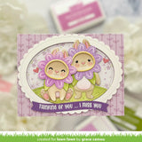 Lawn Fawn LF4050 - Stitched Scalloped Oval Stackables Dies