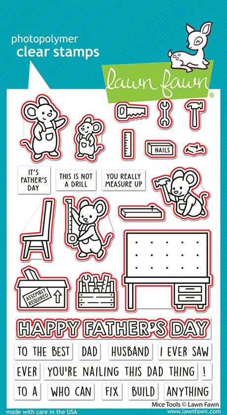 Lawn Fawn LF4065/LF4066 – Mice Tools Stamp & Die Bundle