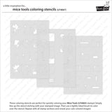 Lawn Fawn LF4067 – Mice Tools Stencil