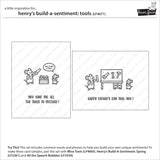 Lawn Fawn LF4071 – Henry’s Build-A-Sentiment Stamp