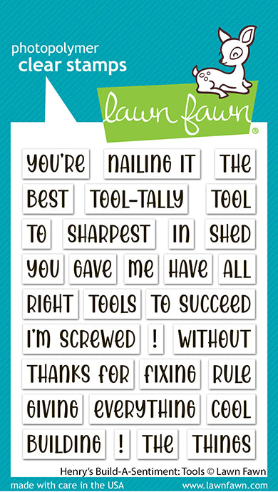 Lawn Fawn LF4071 – Henry’s Build-A-Sentiment Stamp