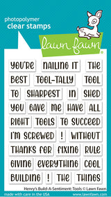 Lawn Fawn LF4071 – Henry’s Build-A-Sentiment Stamp