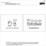 Lawn Fawn LF4079/LF4080 – All the Grad Caps Stamp & Die Bundle
