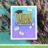 Lawn Fawn LF4079/LF4080 – All the Grad Caps Stamp & Die Bundle