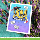 Lawn Fawn LF4082/LF4083 – Tiny Sentiments Graduation Stamp & Die Bundle