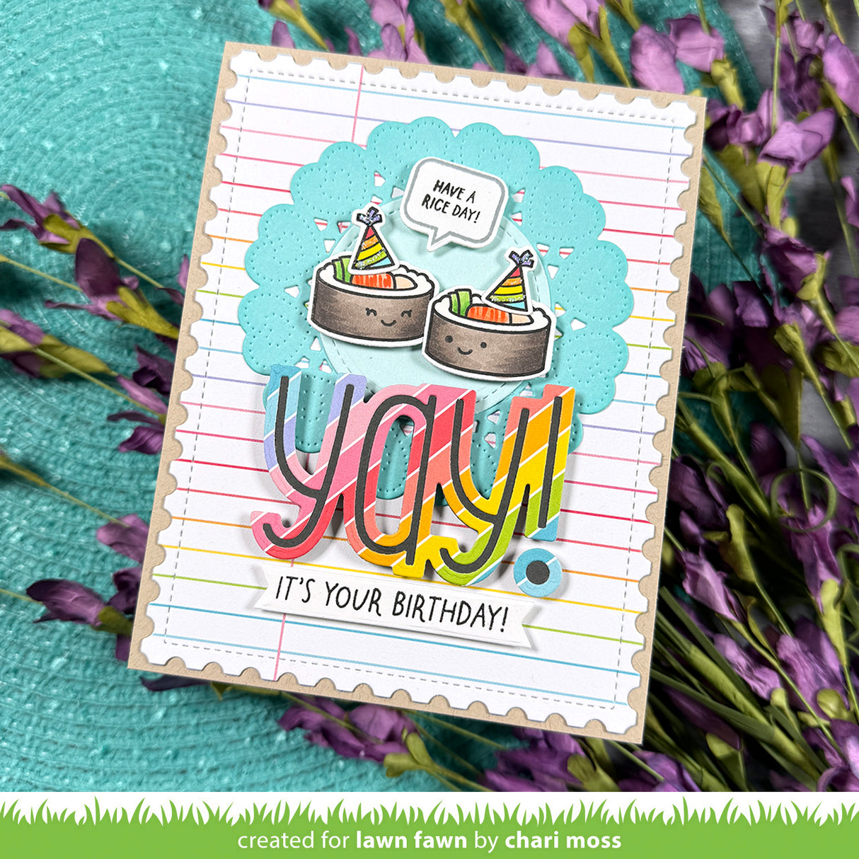 Lawn Fawn LF4084/LF4085 – Year Sixteen Stamp & Die Bundle