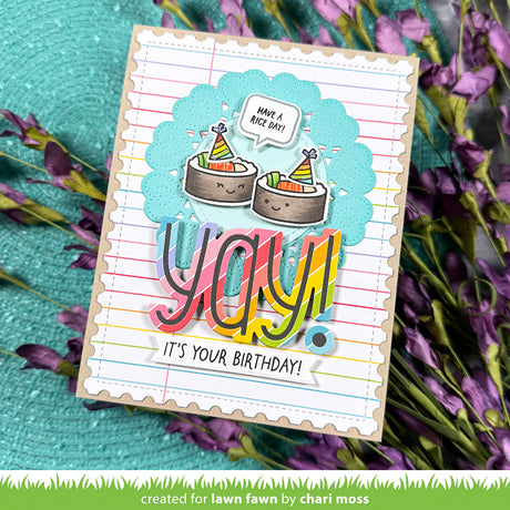 Lawn Fawn LF4084/LF4085 – Year Sixteen Stamp & Die Bundle