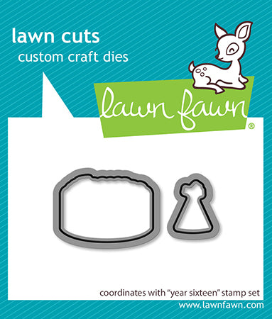 Lawn Fawn LF4084/LF4085 – Year Sixteen Stamp & Die Bundle