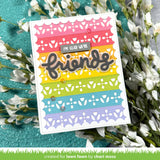 Lawn Fawn LF4091 – Folksy Tulip Border Die