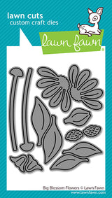 Lawn Fawn LF4092 – Big Blossom Flowers Dies