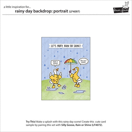 Lawn Fawn LF4097 – Rainy Day Backdrop Portrait