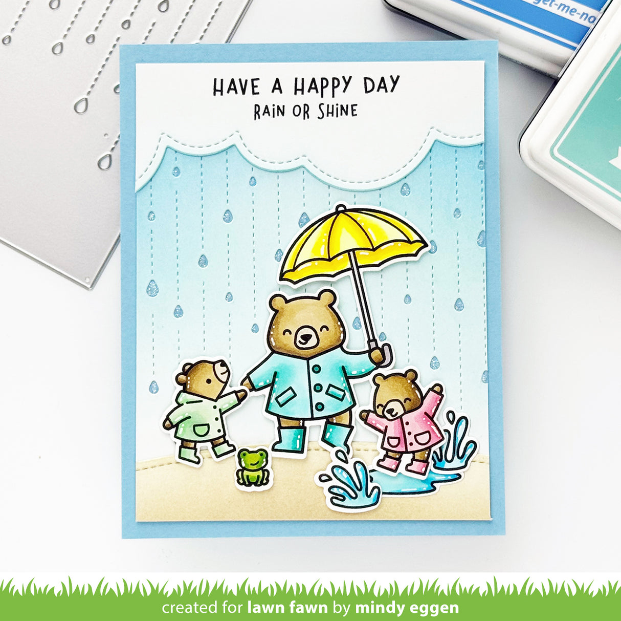 Lawn Fawn LF4097 – Rainy Day Backdrop Portrait