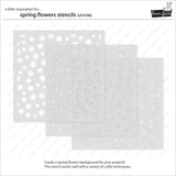 Lawn Fawn LF4100 – Spring Flowers Stencil