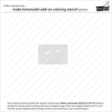 Lawn Fawn Make Lemonade! Add-On Coloring Stencil (LF4127)