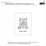 Lawn Fawn Henry's Build-A-Sentiment: Honey Bee (LF4128)