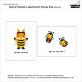Lawn Fawn Henry's Build-A-Sentiment: Honey Bee (LF4128)