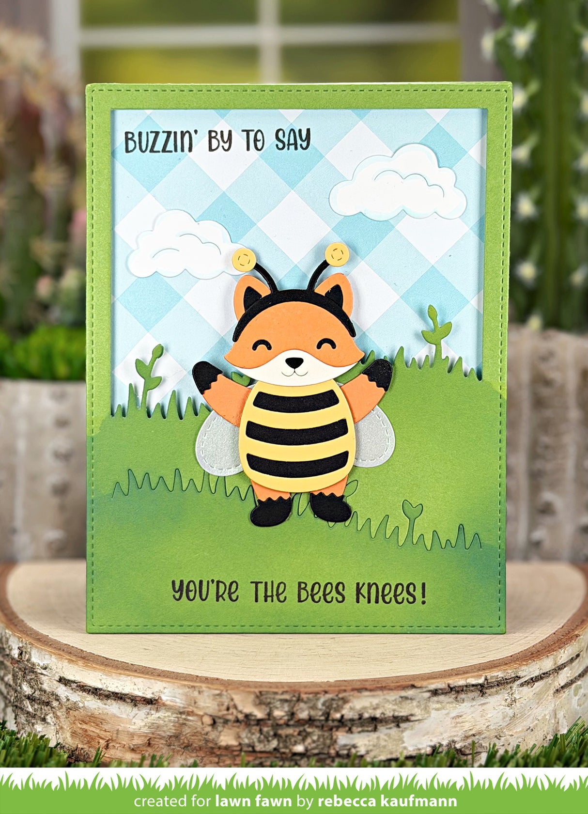 Lawn Fawn Henry's Build-A-Sentiment: Honey Bee (LF4128)