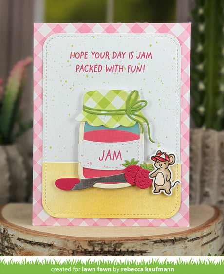Lawn Fawn Jam and Honey Sentiments (LF4129)