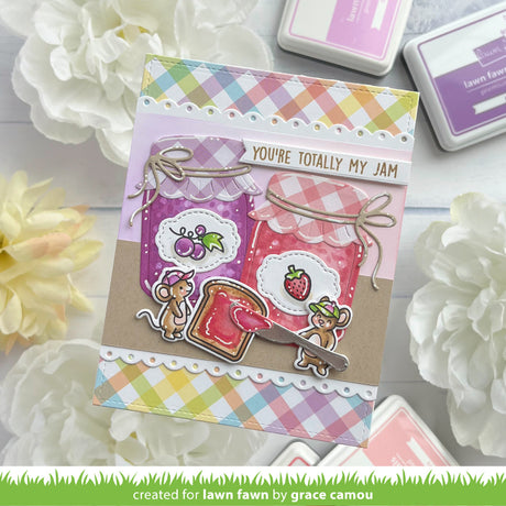 Lawn Fawn Build-A-Drink Mason Jar Jam & Honey Add-On (LF4133)