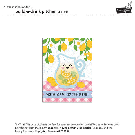 Lawn Fawn Build-A-Drink Pitcher (LF4134)