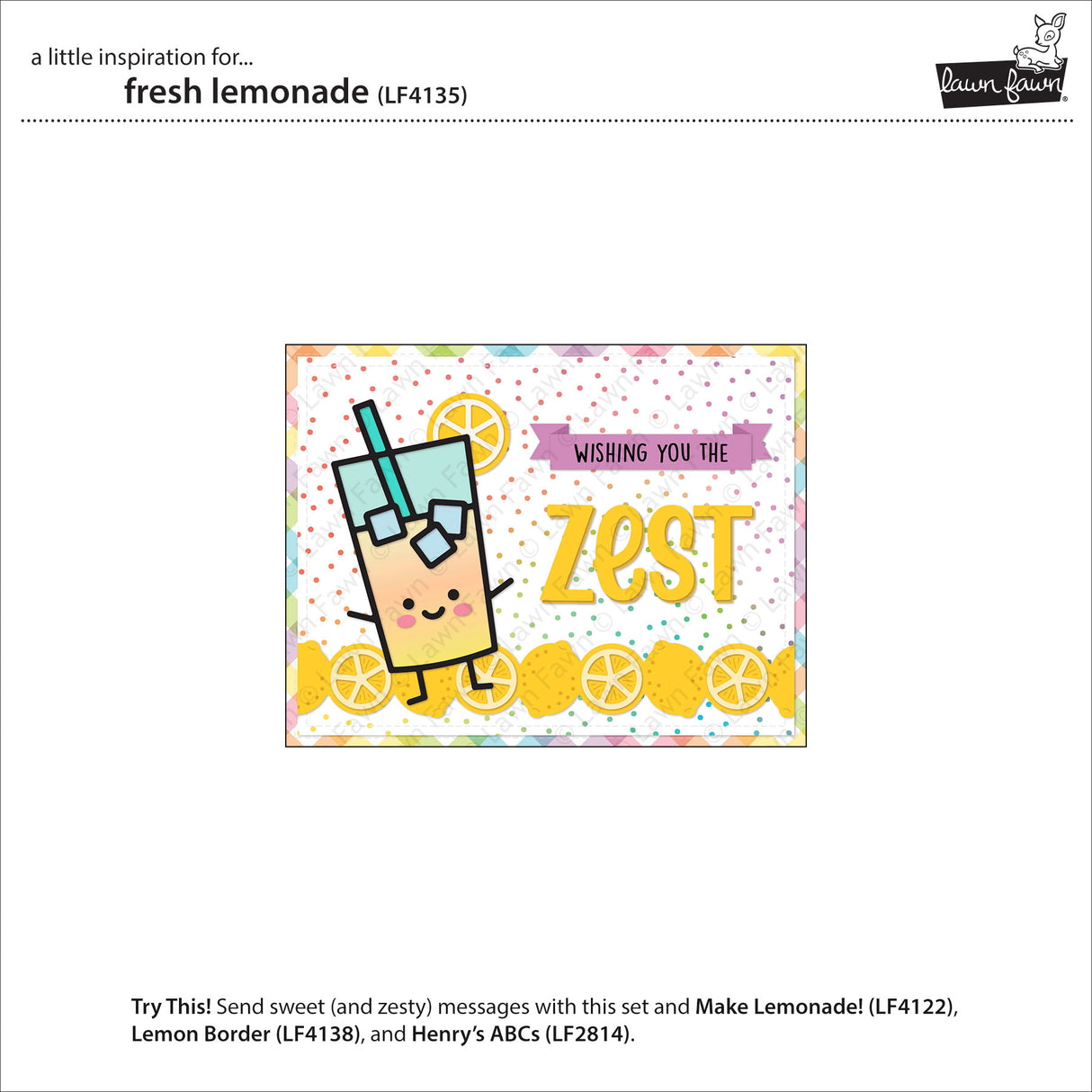 Lawn Fawn Fresh Lemonade (LF4135)