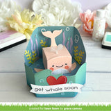 Lawn Fawn Tiny Gift Box Whale & Dolphin Add-On (LF4137)
