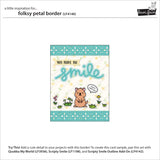 Lawn Fawn Folksy Petal Border (LF4140)