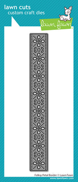 Lawn Fawn Folksy Petal Border (LF4140)