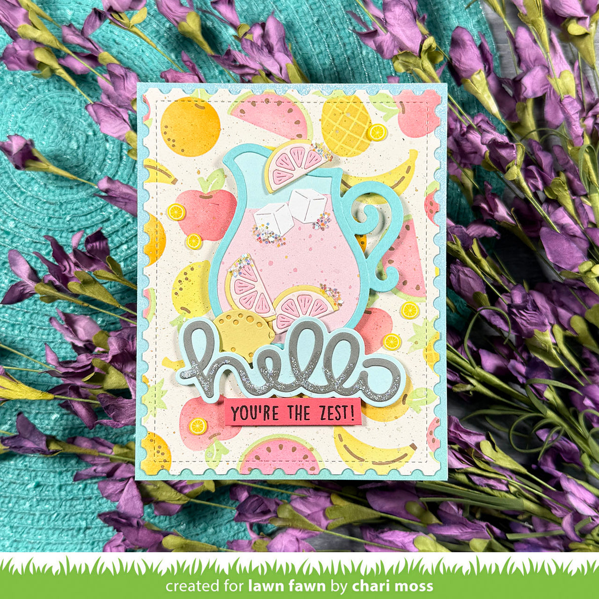 Lawn Fawn Scripty Hello Outline Add-On (LF4141)