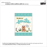 Lawn Fawn Scripty Smile Outline Add-On (LF4142)
