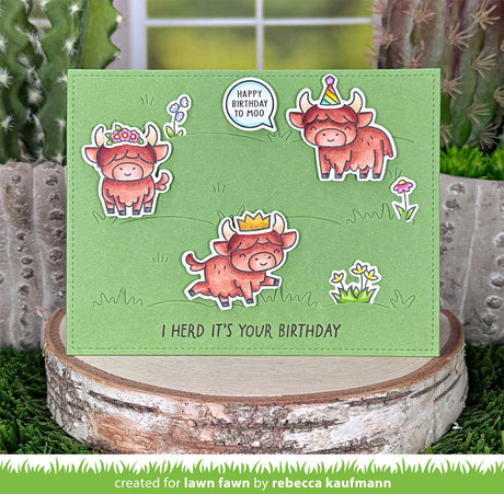 Lawn Fawn Grassy Pasture Backdrop: Landscape (LF4144)