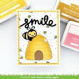 Lawn Fawn Bee Happy Background Stencils (LF4145)