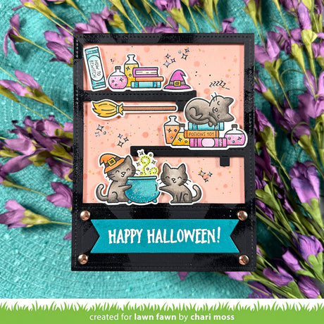 Lawn Fawn Hocus Purr-cus! Stamp and Dies Bundle - LF4187/LF4186