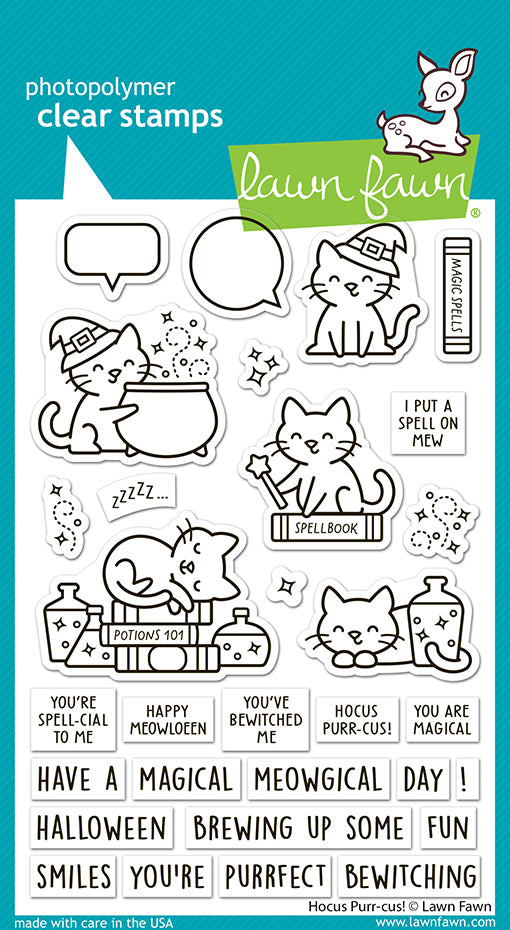 Lawn Fawn Hocus Purr-cus! Stamp and Dies Bundle - LF4187/LF4186