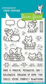Lawn Fawn Hocus Purr-cus! Stamp and Dies Bundle - LF4187/LF4186