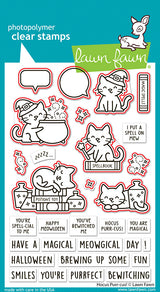 Lawn Fawn Hocus Purr-cus! Stamp and Dies Bundle - LF4187/LF4186