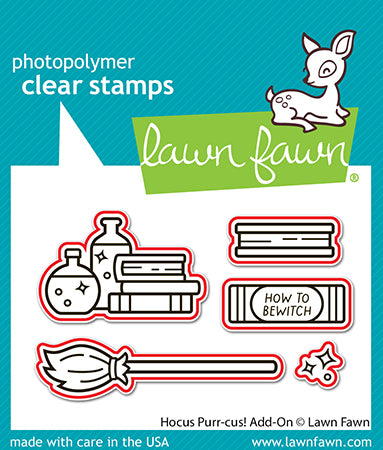 Lawn Fawn Hocus Purr-cus! Add-On Stamp and Dies Bundle - LF4190/LF4189
