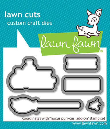 Lawn Fawn Hocus Purr-cus! Add-On Stamp and Dies Bundle - LF4190/LF4189