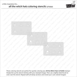 Lawn Fawn All the Witch Hats Coloring Stencils - LF4202
