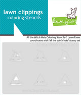 Lawn Fawn All the Witch Hats Coloring Stencils - LF4202