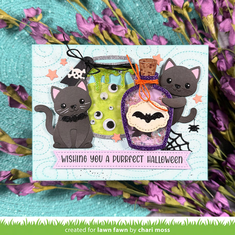 Lawn Fawn Henry's Build-A-Sentiment: Cat Stamps - LF4203