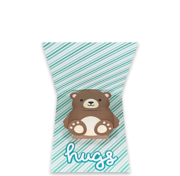 Lawn Fawn Big Hugs Pop-Up Dies - LF4204