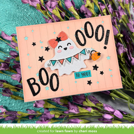 Lawn Fawn Happy Ghost Tag Dies - LF4208