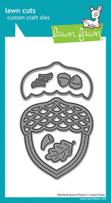 Lawn Fawn Stitched Acorn Frame Dies - LF4210