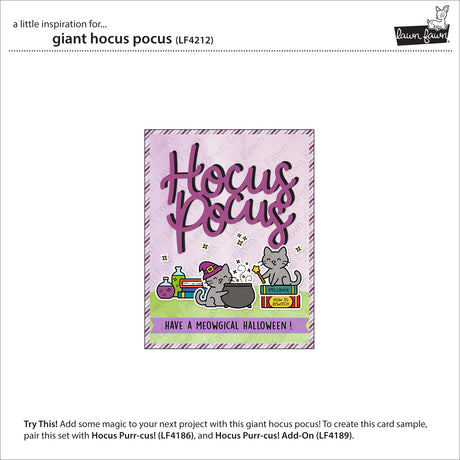 Lawn Fawn Giant Hocus Pocus Die - LF4212
