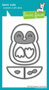 Lawn Fawn LF4268 - Lawn Cuts - Big Hugs Penguin Dies