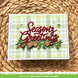 Lawn Fawn LF4271 - Lawn Cuts - Pinecone and Leaves Border Dies